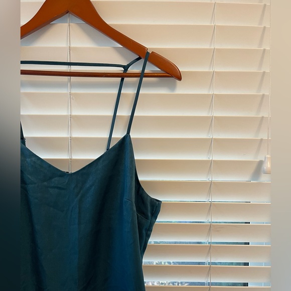 NEW H&M Teal Blue Mini Dress - Picture 3 of 6